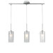 Duo 1 Three Light Pendant in Chrome
