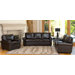 Bliss 3 Piece Italian Leather Sofa, Loveseat and Armchair