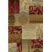 Impressions Red Multi Classic Collage Rug