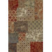 Impressions Red/Multi Quilted Prints Rug