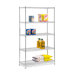 Five Tier Storage Shelves in Chrome