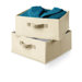 Two Pack of Drawers for Hanging Organizer in Natural