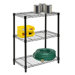 Three Tier Shelving Unit in Black