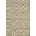 Woven Diamond Khaki/White Rug