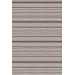 Rugby Charcoal Striped Rug