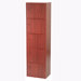Five Door Utility Cabinet in Mahogany