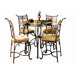 Excalibur 5 Piece Counter Height Dining Set