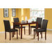 Hazelwood Home 5 Piece Dining Set
