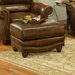 Cambria Leather Cocktail Ottoman