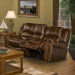 Motion Neptune Leather Reclining Loveseat