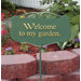 Flora and Fauna Welcome to my Garden Poem Plaque