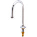 Deck Mount Rigid Gooseneck Spout with Optional Aerator