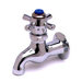 Wall Mounted Faucet with Double Cross Handles
