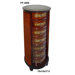 Wooden Tall Round 7 Drawer Chest with Ring Handles