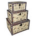 Wooden Ladies Trunk (Set of 3)