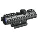 2-7x32 Compact Scope 3 Rail Sighting System / Blue Illuminated P4 / Weaver Mount / in Green