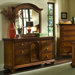 Aden 6 Drawer Combo Dresser and Mirror Set