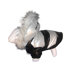 Striped Fashion Dog Parka with Removeable Hood