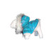 Metallic Fashion Dog Parka with Removable Hood