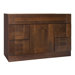 Georgetown Series 48" x 18" Black Walnut Bathroom Vanity with Four Drawers in Chestnut Finish