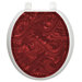 Classic Toilet Seat Applique with Bordeaux Design