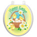 Holiday Toilet Seat Applique with Easter Chicks Design