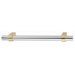 5.1" x 1.2" Handle in Polished Gold