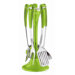 Latina Five Piece Kitchen Utensil Set in Green