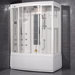 Aromatherapy Sliding Door Steam Shower with Bath Tub