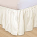 "Hike Up Your Skirt" Ruffled Bedskirt in Ivory 
