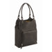 Vintage Leather Ladies Laptop Bucket Tote in Espresso