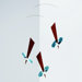 Abstract Reflections Mobile in Red
