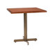 Apollo 30" Custom Square Laminate Top Wood Edge Table