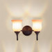 Renfrew Two Light Vanity Light in Oil Rubbed Bronze