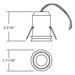 MinLite Disc 1 Light Cabinet Display Light