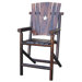 Bar Arm Chair with Star