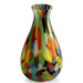 'Carnival Colors' Murano Hand blown Vase