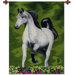'Proud White Horse' Tapestry