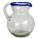Cobalt Ring Glass pitcher