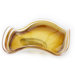 Amber Eloquence Murano Artisans of Brazil Artisan Handblown Centerpiece