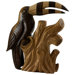 Salvador Petzey Artisan Collection Guatemala Toucan Mahogany Puzzle Box