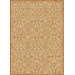 Veranda Swirly Leaves Sand/Fawn Rug