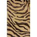 Metro Modern Handmade Zebra Brown Rug