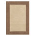 Natura Solo Thick Border Taupe Rug