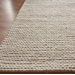 Textures Cable Chunky White Rug