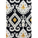 Pop Antiqued Ikat Midnight Rug
