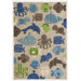 KinderLOOM Ocean World Grey Kids Rug