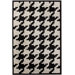 Serendipity Houndstooth Black Rug