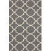 Moderna Dark Grey Trellis Rug