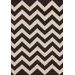 Marbella Chevron Espresso Kilim Rug